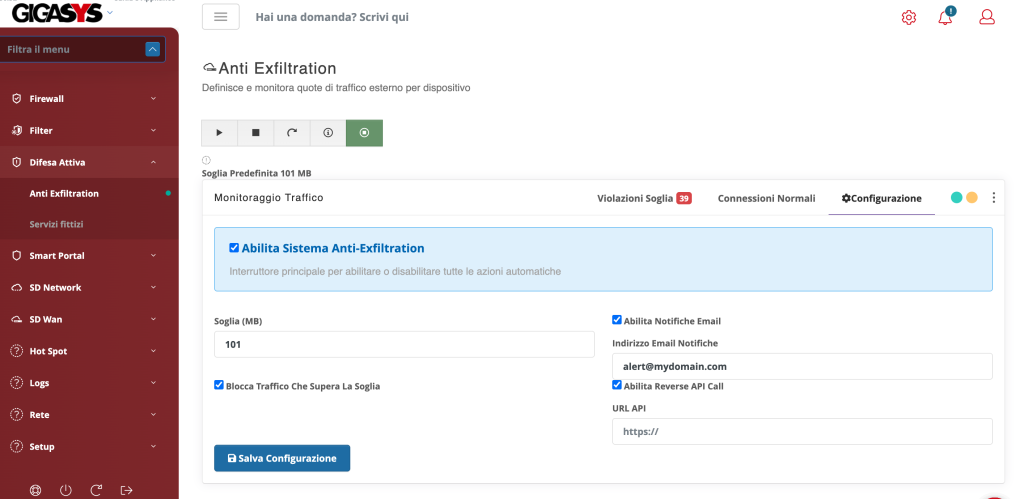 anti-esfiltrazione-setup Anti Exfiltration Setup